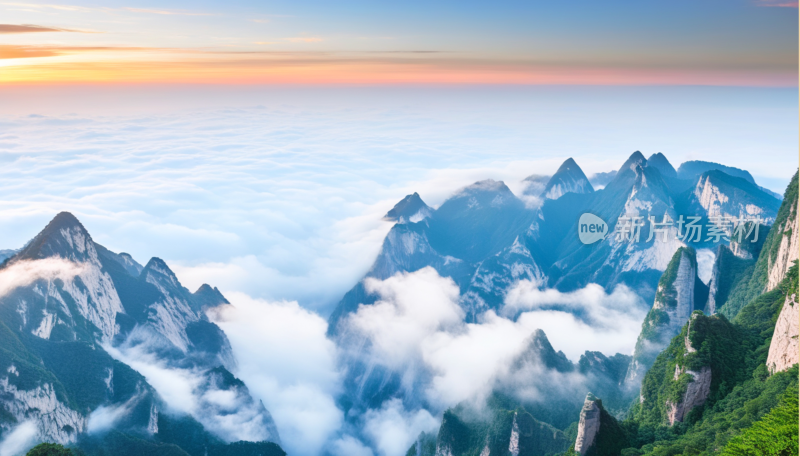 陕西华山美景