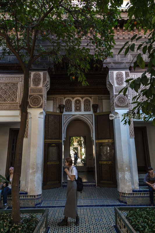 摩洛哥马拉喀什的皇宫