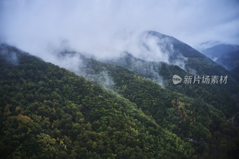 山西长治沁源沁河源头自然美景