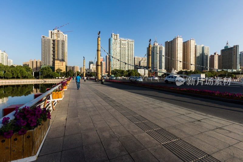 新疆库尔勒市城市风景