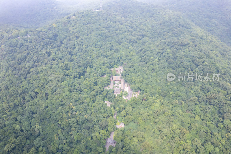 滁州琅琊山风景区航拍图