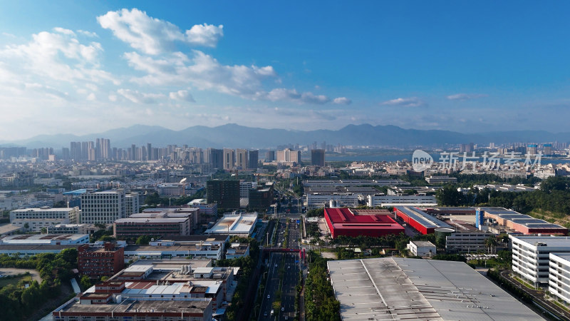 厦门海沧新阳工业城市全景俯瞰图