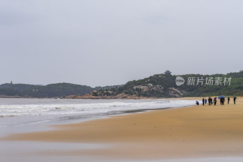 浙江普陀山千步沙风景