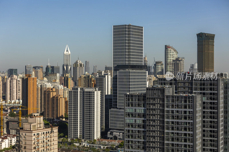 上海明天广场建筑城市风光摄影