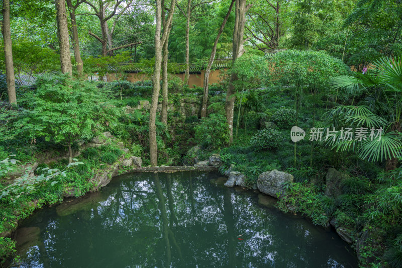 杭州飞来峰永福寺古建筑风光