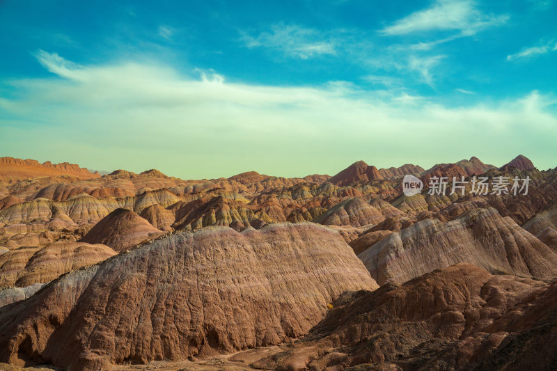 甘肃张掖七彩丹霞风景