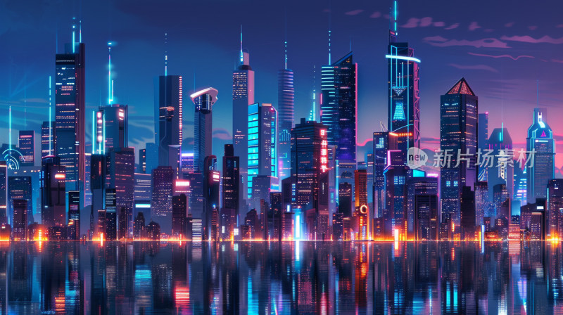 人工智能 AI 未来智慧城市 城市景观