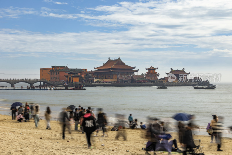 福建泉州石狮洛伽寺泉州海上寺庙建筑