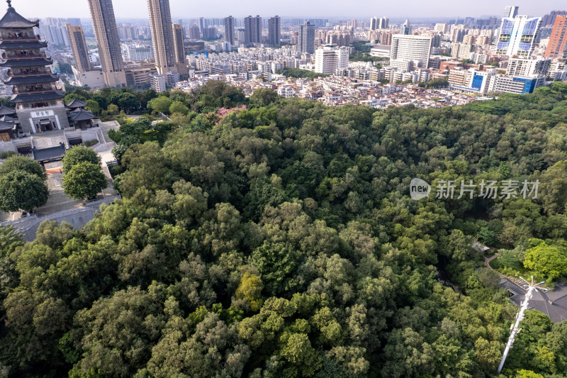 广东佛山城市风光航拍摄影图