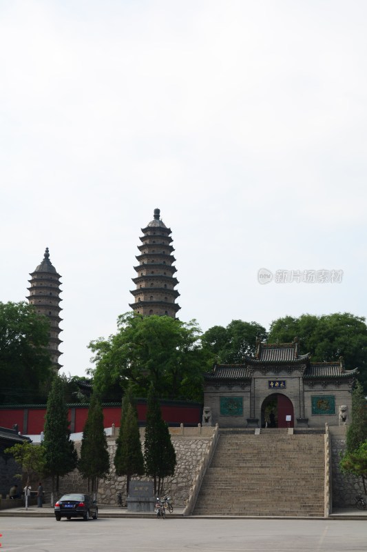 山西太原永祚寺双塔寺