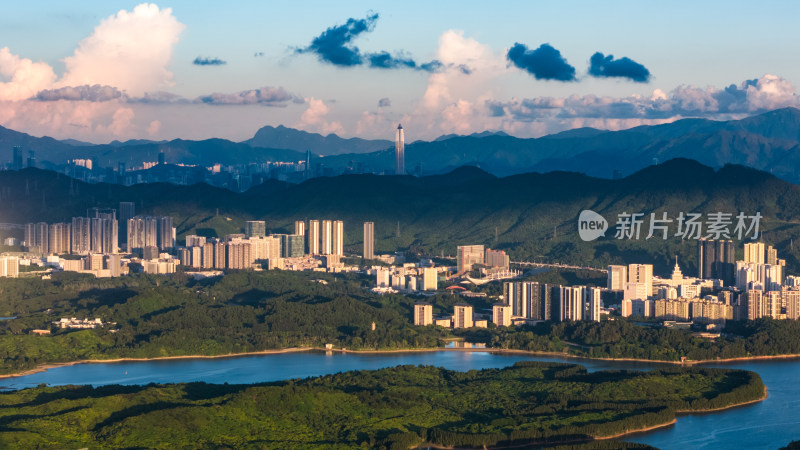 深圳城市风光航拍图