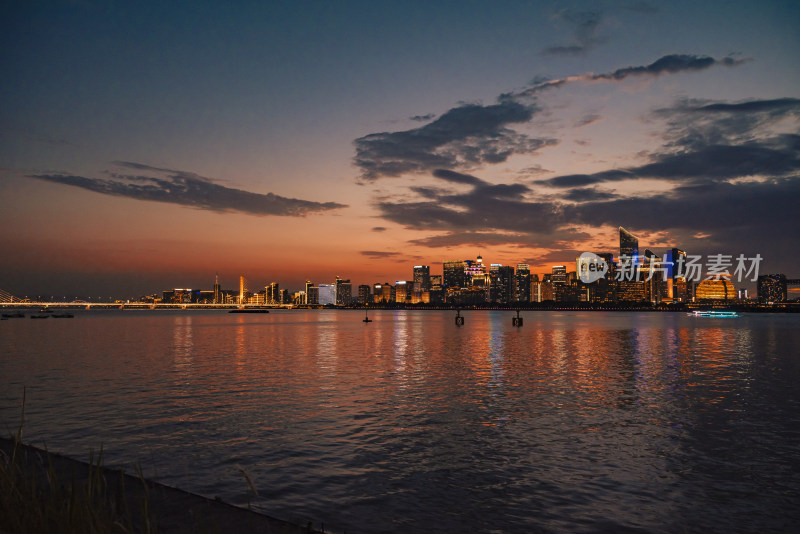 杭州钱江新城夜景