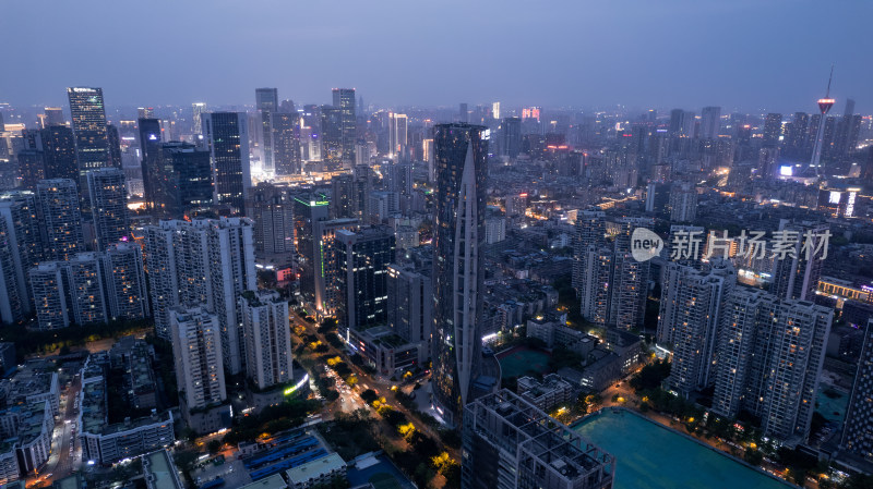 成都夜景航拍