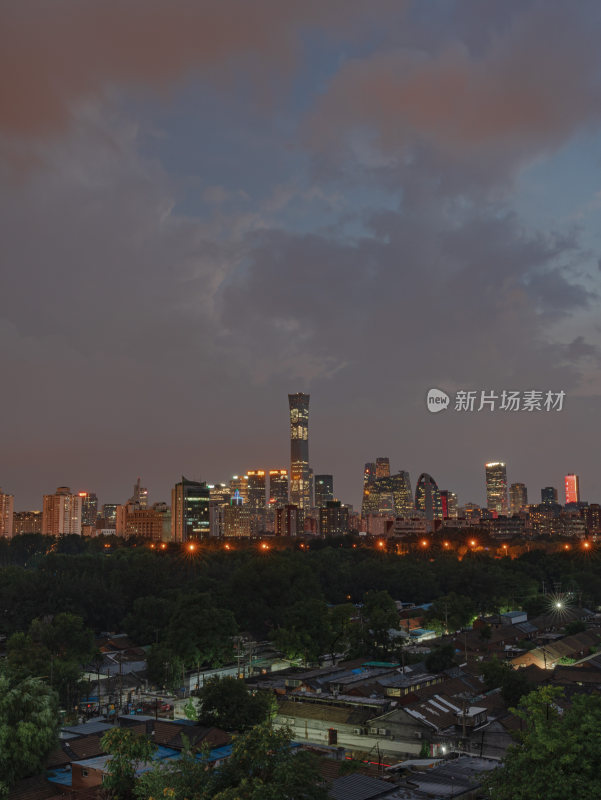 宣传册 北京 CBD 鸟瞰 全景