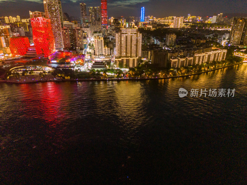 柳州夜景航拍图