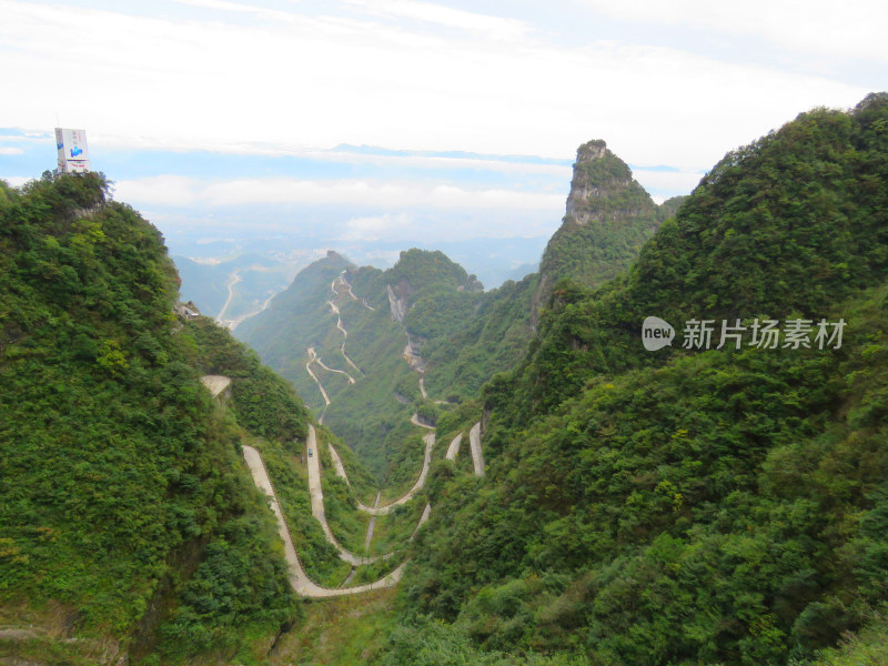 张家界天门山旅游风光