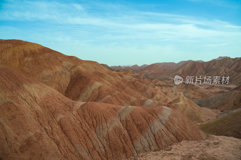 甘肃张掖七彩丹霞风景