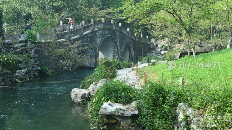 杭州西湖太子湾公园风景