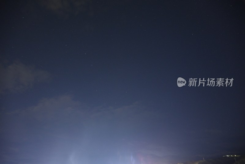 夜空云层 星夜云海 夜空繁星 静谧夜空