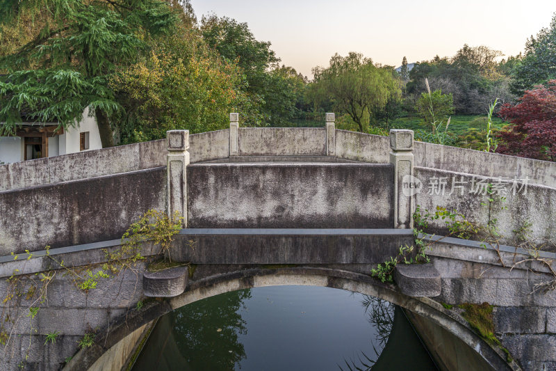 杭州西子湖畔杭州花圃风景