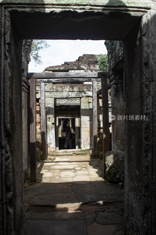 柬埔寨暹粒大吴哥的圣剑寺