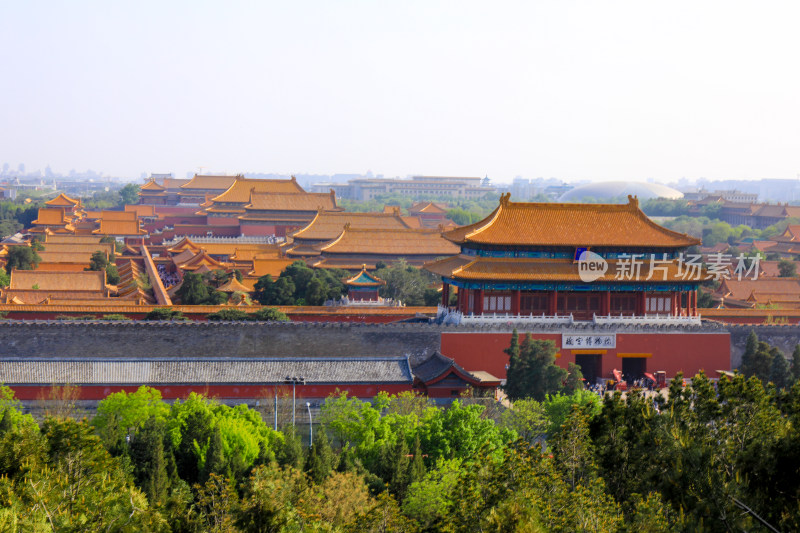 北京故宫全景