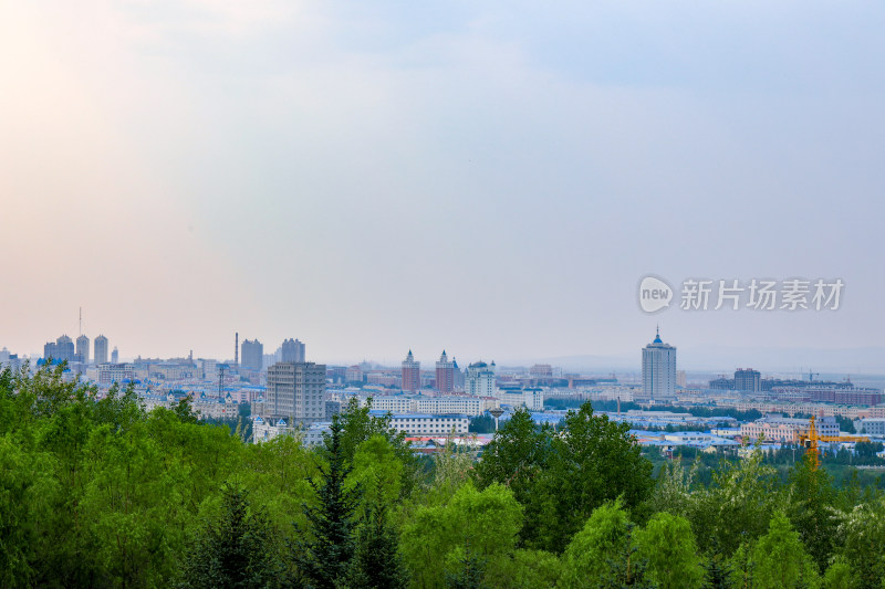 满洲里市全景