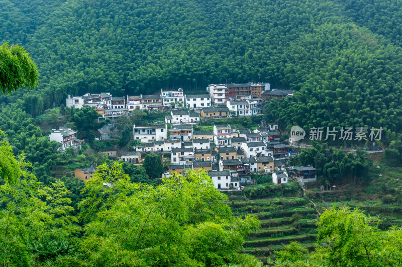 木坑村山景