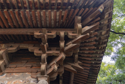 山西五代十国古建筑镇国寺