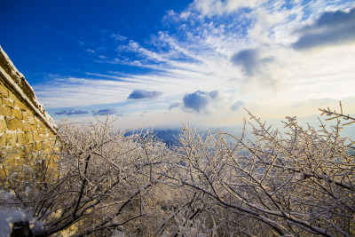 长城雪景