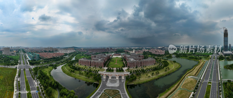 浙江省嘉兴市海宁浙江大学国际校区全景