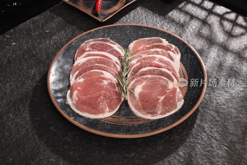 宁夏滩羊 羊肉切片 羊肉片 鲜羊肉