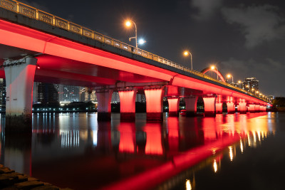 厦门五缘湾公园夜景