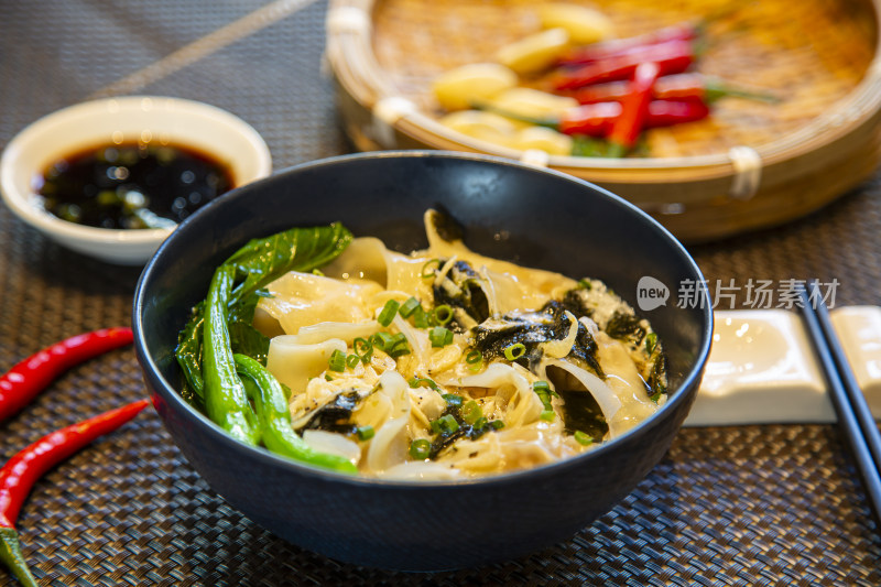 中式面食餐食特写