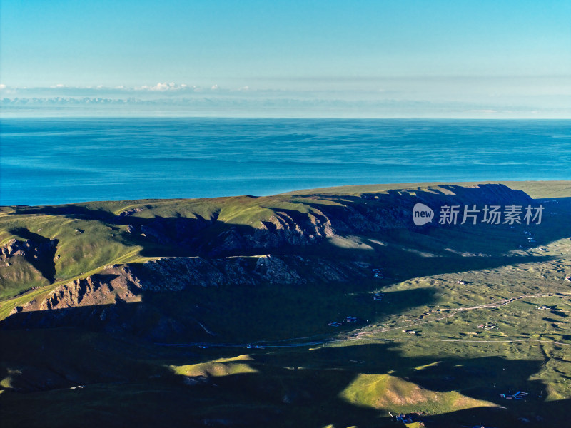 青海湖沿岸美景