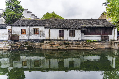 浙江湖州南浔古镇江南水乡风景