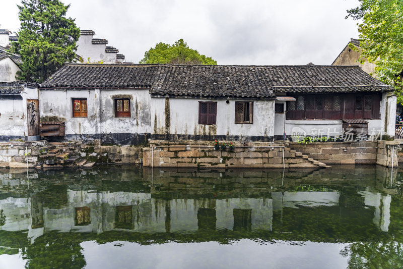 浙江湖州南浔古镇江南水乡风景