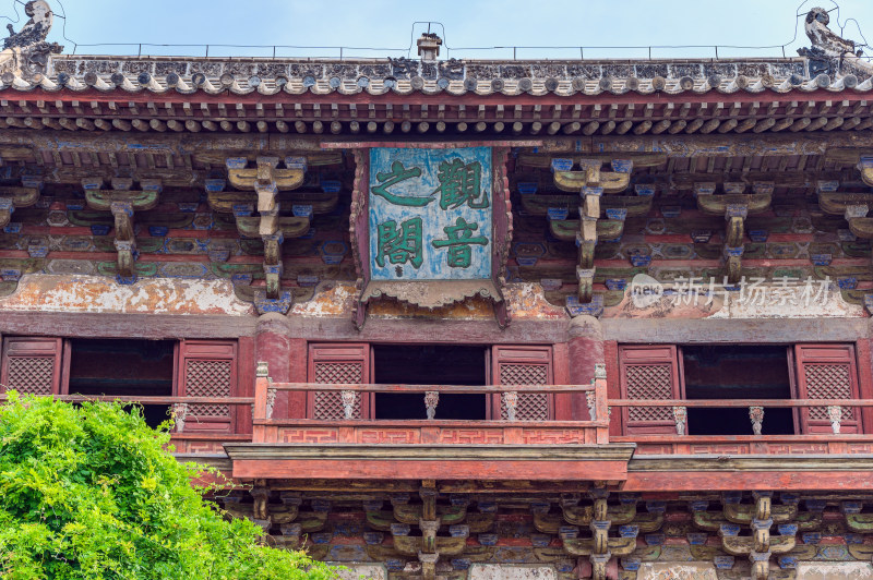 天津蓟县独乐寺观音阁木构建筑