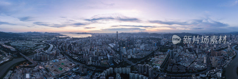 深圳福田区全景图