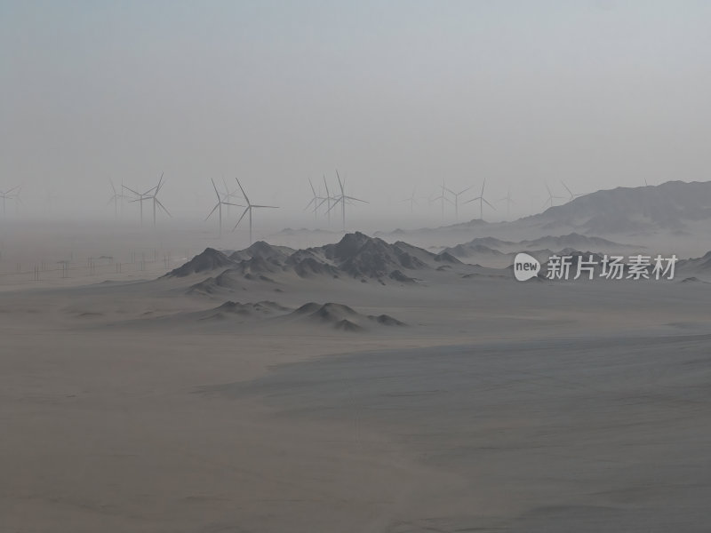 青海海西州茫崖黑独山月球基地网红高空航拍