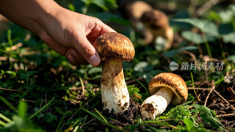 各种各样的野生菌类