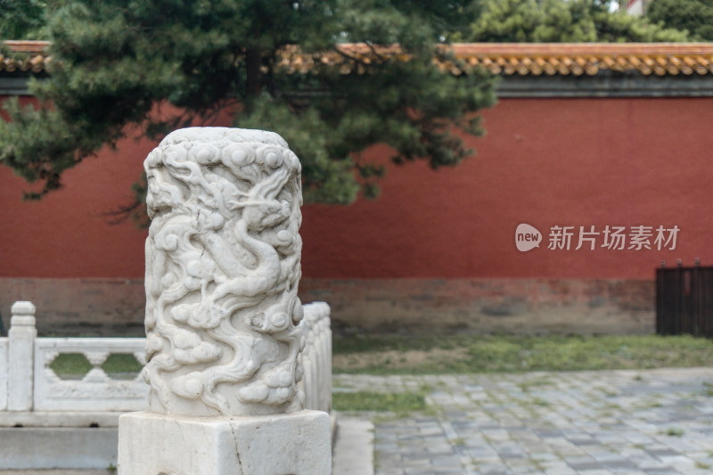 古风建筑结构景观，古老中国风宫廷