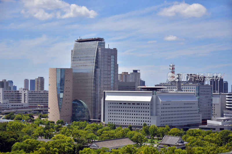 大阪城市风景