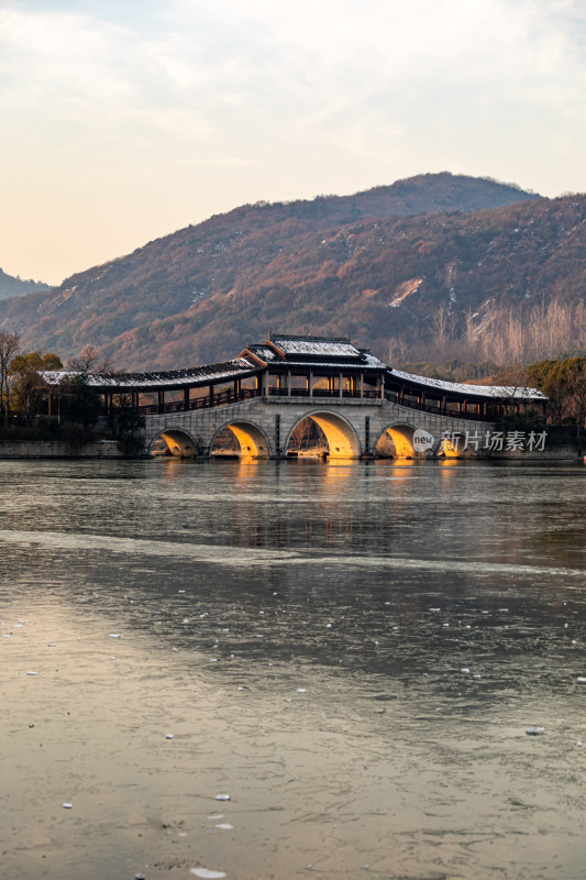 无锡长广溪石塘桥景点景观