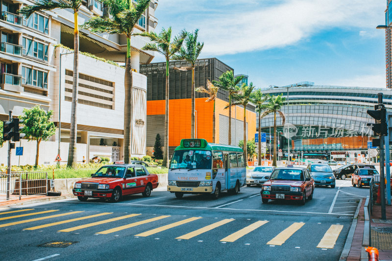 香港九龙城区城市风光