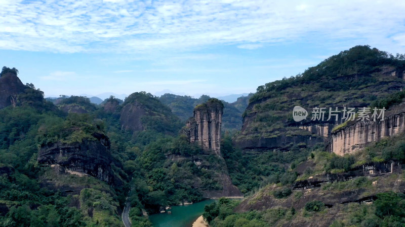 福建南平武夷山航拍