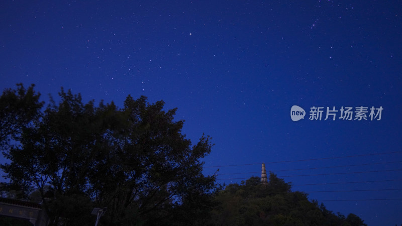 乐昌南塔公园星空之夜