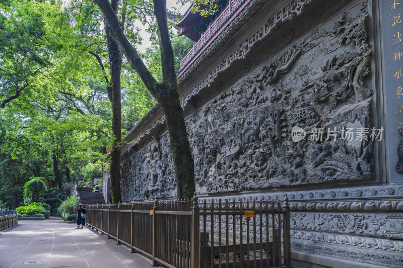 杭州西湖飞来峰灵隐寺千年古刹古建筑