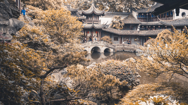 杭州清代古宅胡雪岩故居风景