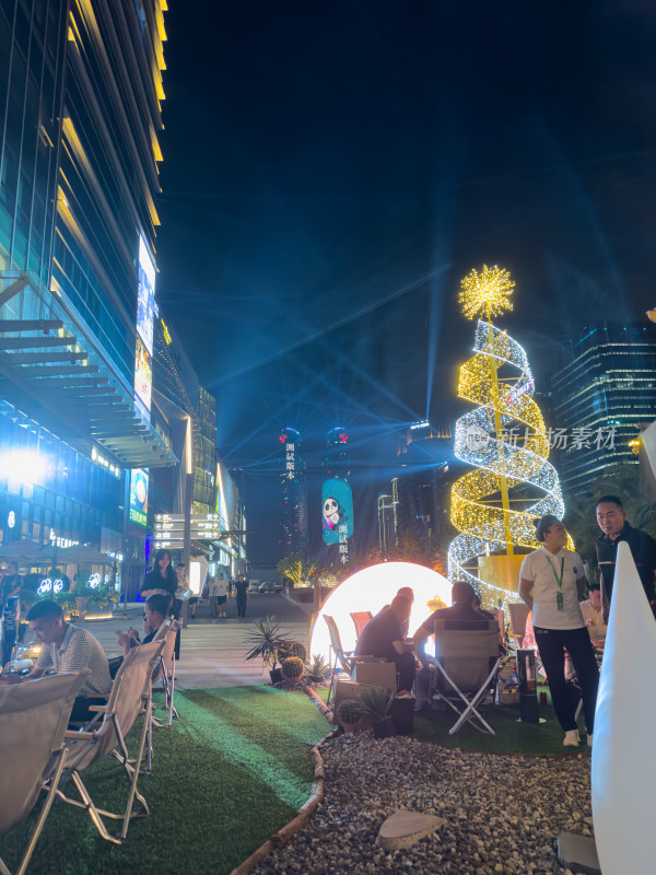 城市建筑夜景风光